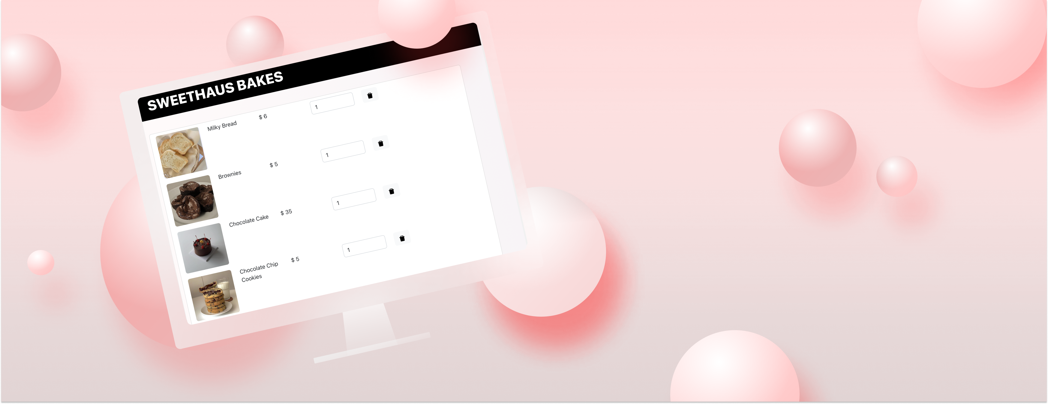 banner image that consists of stars and graident circles surrounding the website that is on top of a glass surface